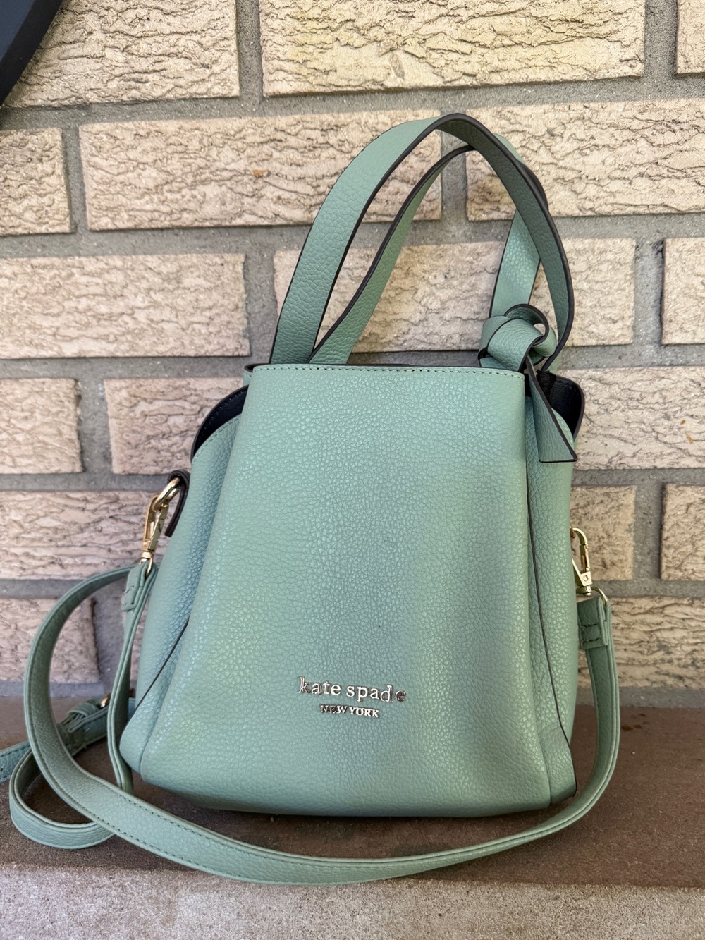 Kate Spade mint green purse